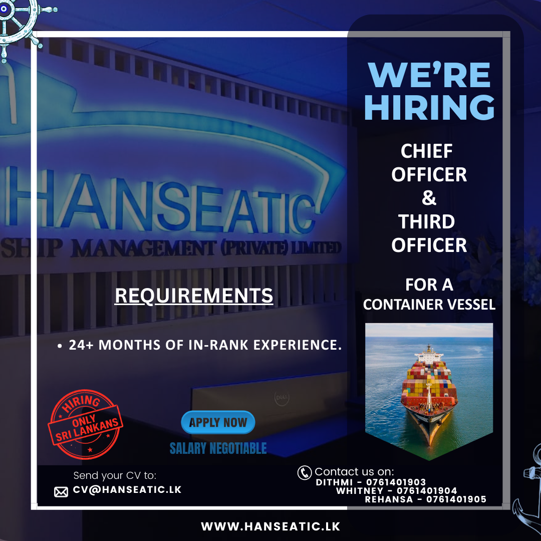 FOR A CONTAINER VESSEL